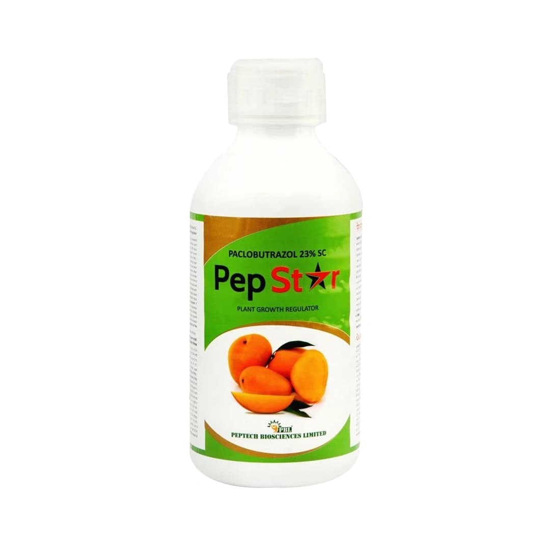 Titan Agritech  Pep Star Paclobutrazol 23%, Mango Plant Growth Fertilizer, Plant Growth Regulator, For Development Of Better Fruit Colour & Size