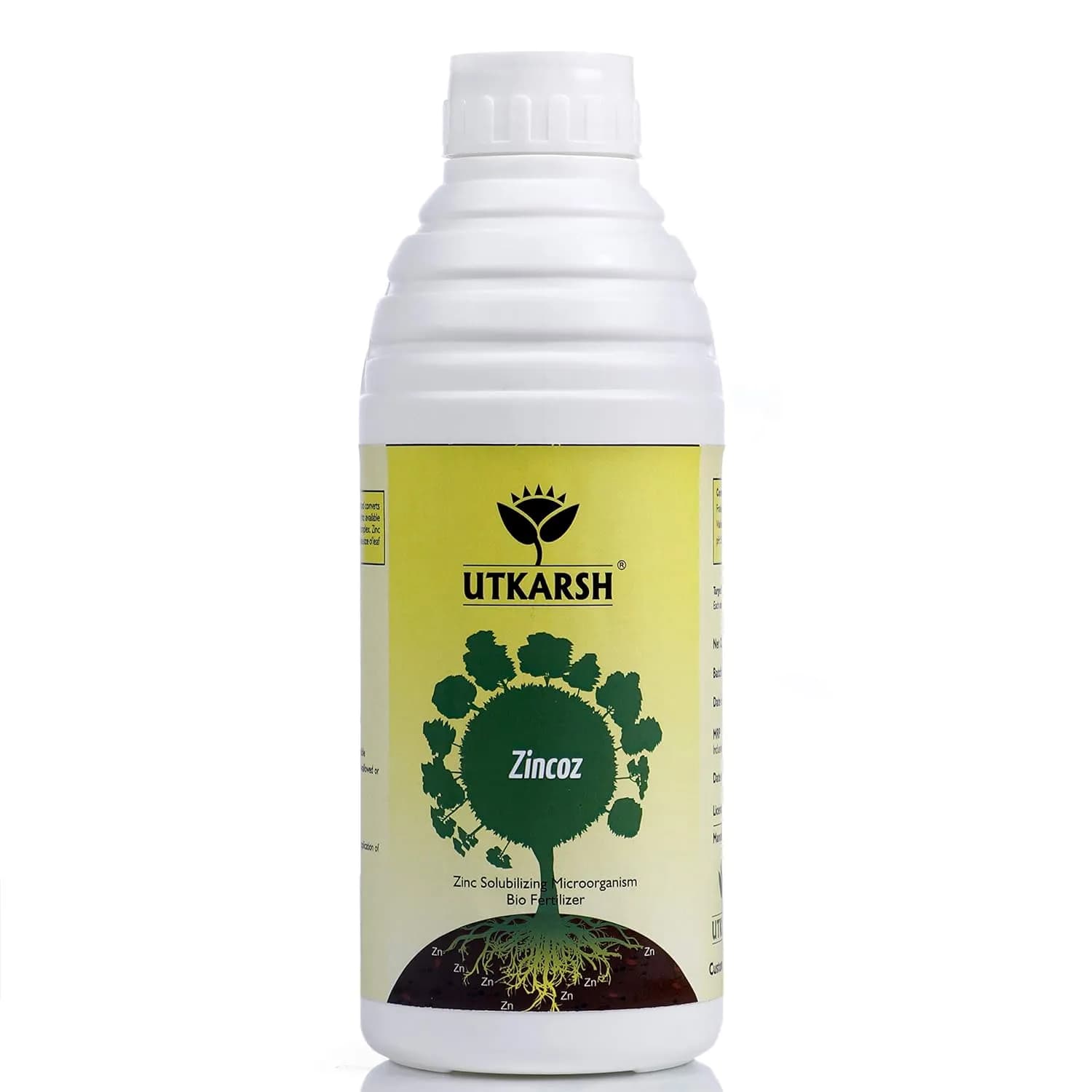 Utkarsh Zincoz (Zinc Solubilizing Microorganism) Biological Fertilizer, Enhances Plant Maturity, Improves Internode Length