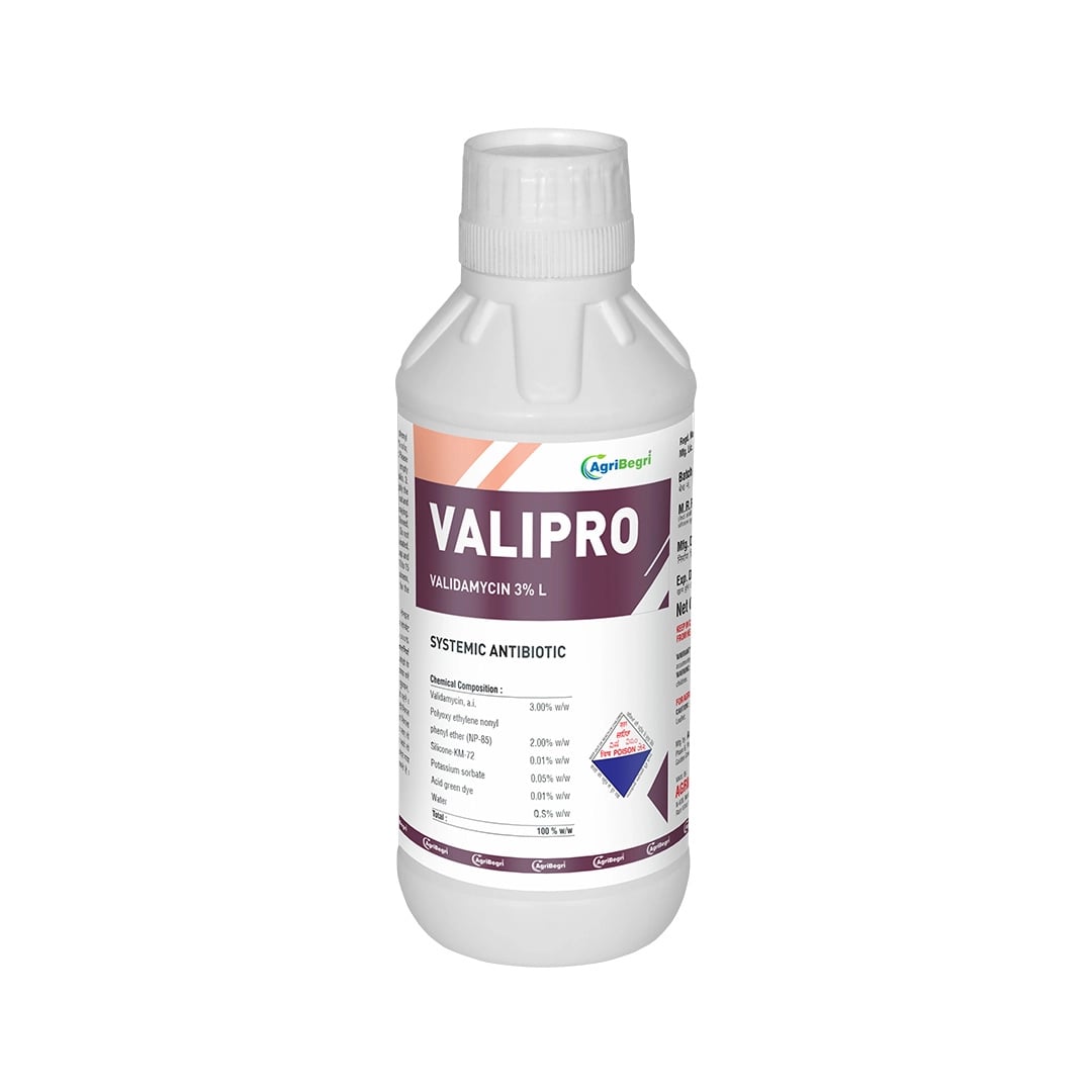 Valipro - Validamycin 3% L Liquid Fungicide, Effective On All Crops, Specially Controls Sheath Blight Disease in Rice